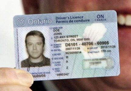 Canadian Driver’s License