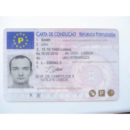 Portugal driving license