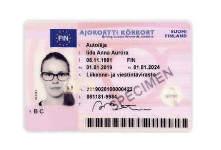 Fake Finland Driving License