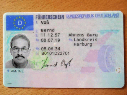 Buy Fake German Driving License