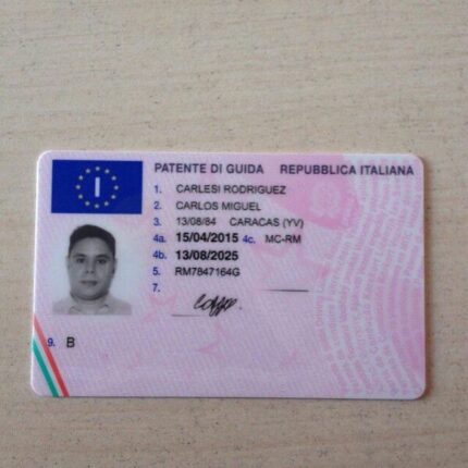 Buy Fake Italian Drivers License