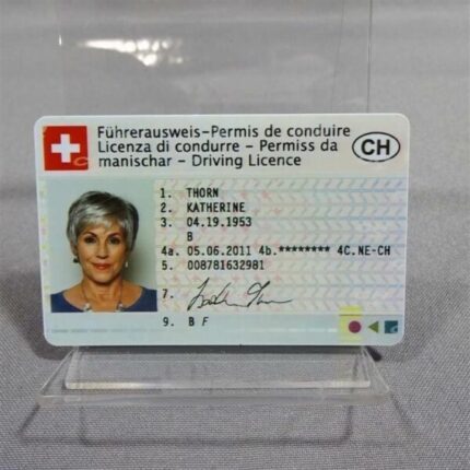 Swiss driving license